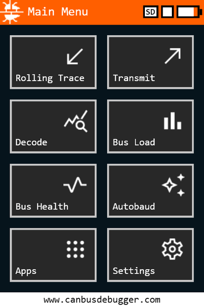Device Overview | CAN Bus Debugger Docs