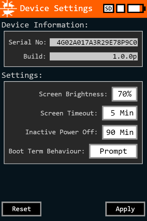 Can Debugging Display General Settings | CAN Bus Debugger Docs